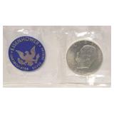 1971 S Eisenhower Uncirculated Silver Dollar