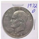1972 D Eisenhower Dollar Coin
