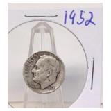 1952 Roosevelt Silver Dime