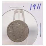 1911 Liberty Head V Nickel