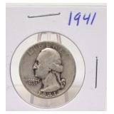 1941 Washington Silver Quarter