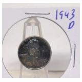 1943 D Lincoln Steel Wheat Penny