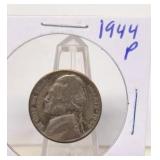 1944 P Jefferson Silver War Nickel