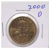 2000 D Sacagawea Dollar Coin