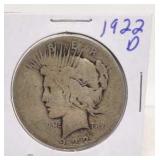 1922 D Peace Silver Dollar