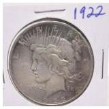 1922 Peace Silver Dollar
