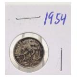 1954 Roosevelt Silver Dime