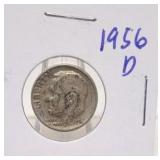 1956 D Roosevelt Silver Dime