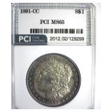 1891-CC Morgan MS65 LISTS $4500