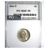 1944-D Nickel MS67 FS LISTS $200