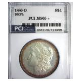 1880-O Morgan MS65+ DMPL LIST $70000 IN 65DMPL