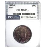1950-S 50 Cents MS67+ LISTS $4750