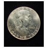 1961 Franklin Half Gem BU