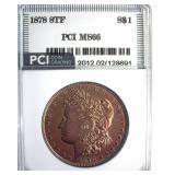 1878 8TF Morgan MS66 LISTS $6000
