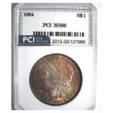 1884 Morgan MS66 LISTS $775