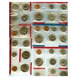 1961-1992 Coins from Mint Sets Still in Cellophane