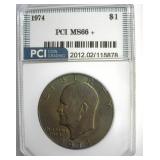 1974 Ike MS66+ LISTS $2000
