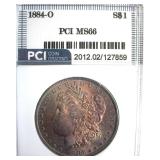 1884-O Morgan MS66 LISTS $450