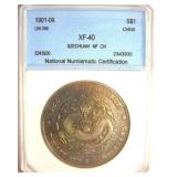 1901-08 S$1 NNC XF40 Szechuan China