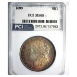 1898 Morgan PCI MS65+ Excellent Toning