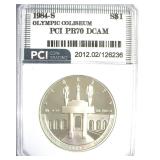 1984-S S$1 Coliseum PR70 DCAM LISTS $140