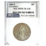 1992-S 50C Columbus PCI PR70 DCAM