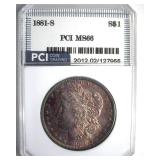 1881-S Morgan MS66 LISTS $400