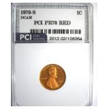 1976-S Cent PR70 DCAM RD LISTS $1800