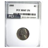 1956 Nickel MS67 FS LISTS $2400