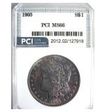 1903 Morgan MS66 LISTS $675