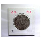 1914 Florin VF Great Britain
