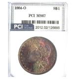 1884-O Morgan MS67 LISTS $2500