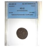 253-268 AD Gallienus MS62 Ancient Rome