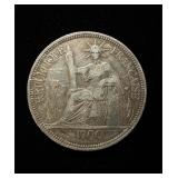 1900 Vietnam Silver Crown XF