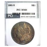 1881-S Morgan MS68 LISTS $5500