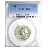 1961 Quarter PCGS PR67