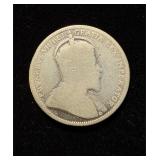 1906 Canada 25 Cents Silver VG