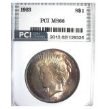 1923 Peace MS66 LISTS $500
