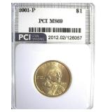 2001-P Sacagawea $ MS69 LISTS $1000