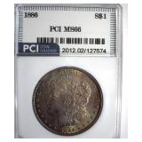 1886 Morgan MS66 LISTS $475