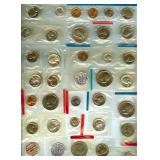 1959-2000 Coins from Mint Sets Still in Cellophane
