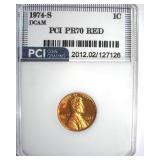 1974-S Cent PR70 DCAM RD LISTS $10000