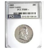 1963 Franklin PR68+ DCAM LISTS $2750