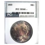 1923 Peace MS66+ LISTS $900