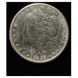 1898-S Morgan AU+