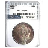 1883-CC Morgan MS66+ DMPL LISTS $6150
