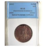 1919-C Rupee NNC MS66 India