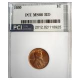 1930 Cent MS66 RD LISTS $125