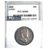 1959 Franklin PCI MS69 CAMEO Unlisted