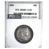 1961 Franklin PCI MS69 CAMEO Unlisted